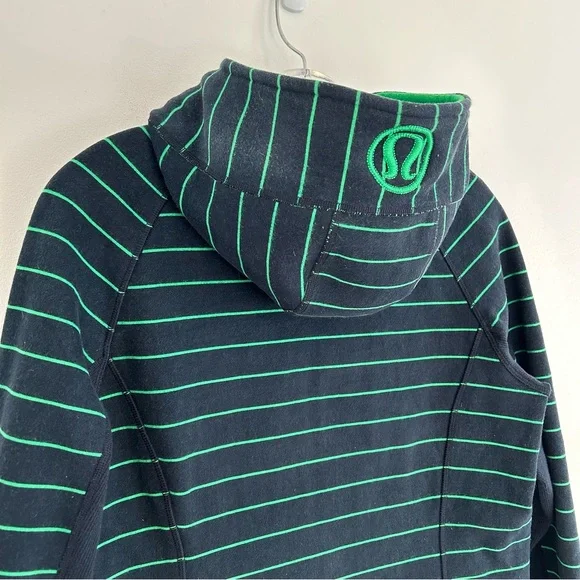 Lululemon Scuba Hoodie Green Bean Inkwell Size 12 - Picture 11 of 15
